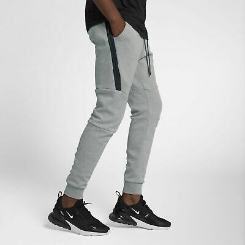 Nike Sportswear Tech Fleece 淺灰色棉褲 運動褲 科技棉 束口褲  805163-063