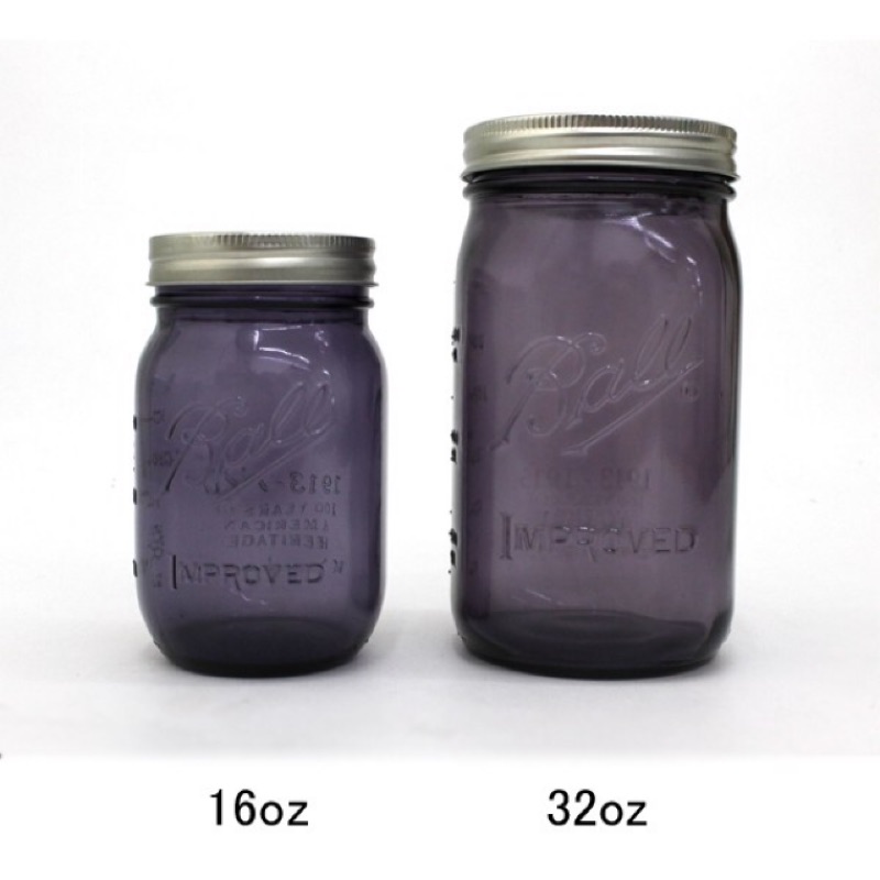 ✜玻夠✜ Ball Mason 美國製梅森玻璃瓶 紫色復刻系列