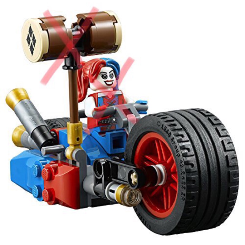樂高 lego 76053 小丑女重機（無人偶、槌子）