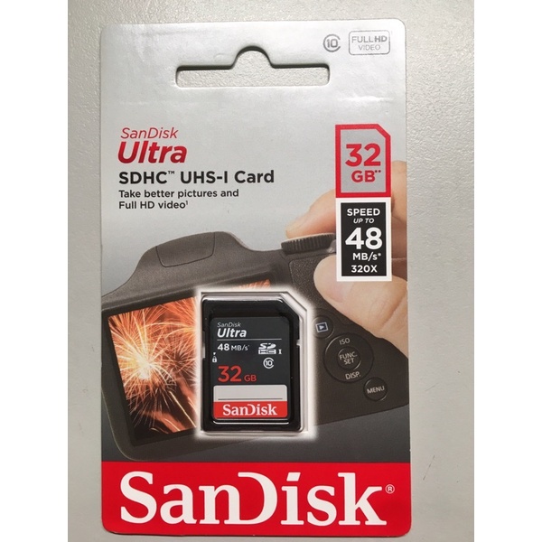 公司貨 SanDisk 64GB 32GB 48MB/s Ultra SD SDXC C10 記憶卡 32Gg