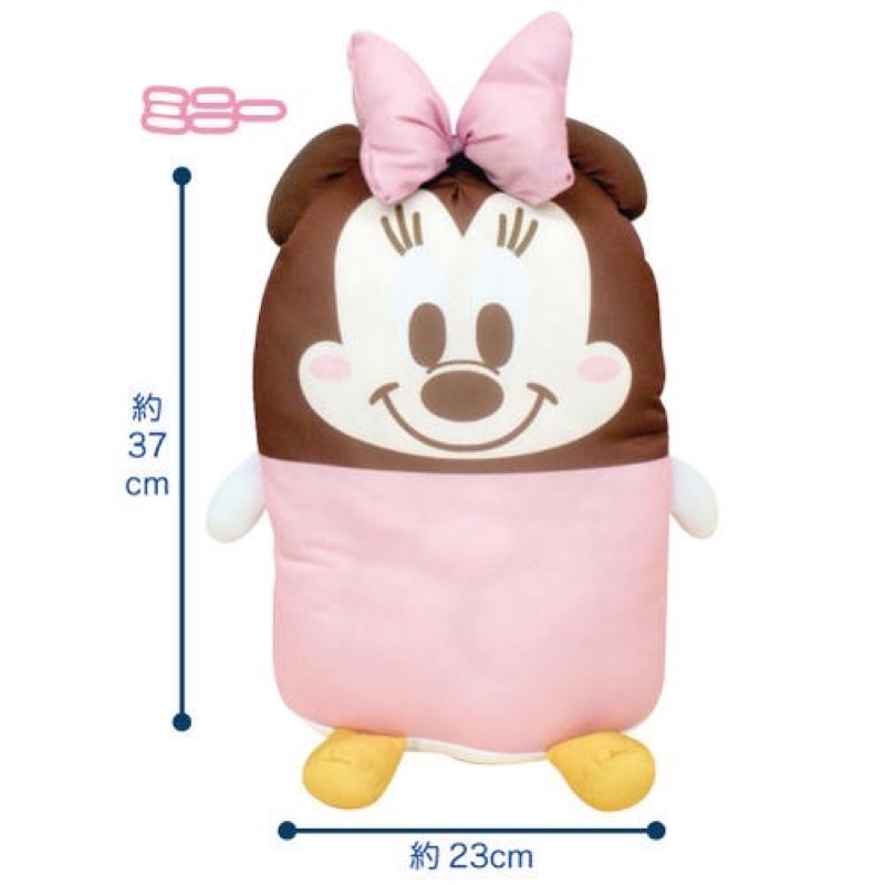 《現貨》日本進口 正版授權 迪士尼 涼感 冷感 材質 軟Q 米妮 抱枕 靠枕 娃娃 玩偶 枕頭 日本