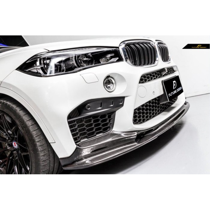 【Future_Design】BMW F8X X5M X6M 專用 3D式樣 高品質 抽真空 碳纖維 卡夢 前下