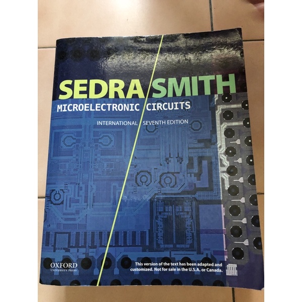 SEDRA SMITH 7e microelectronic circuits 電子學原文書 9.5成新