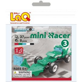 【酷星球】可議價 LaQ Q版賽車-綠★日本製造立體3D拼接積木/益智玩具