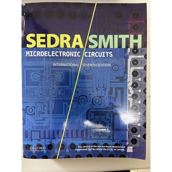 ［現貨］電子學-Sedra Smith microelectronic circuits（二手書）