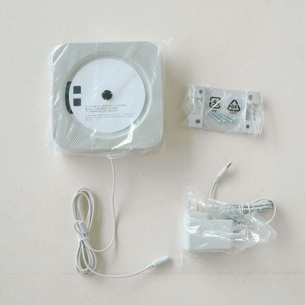 MUJI 無印良品  白色 壁掛 CD 播放器 CD PLAYER CPD-4 全新