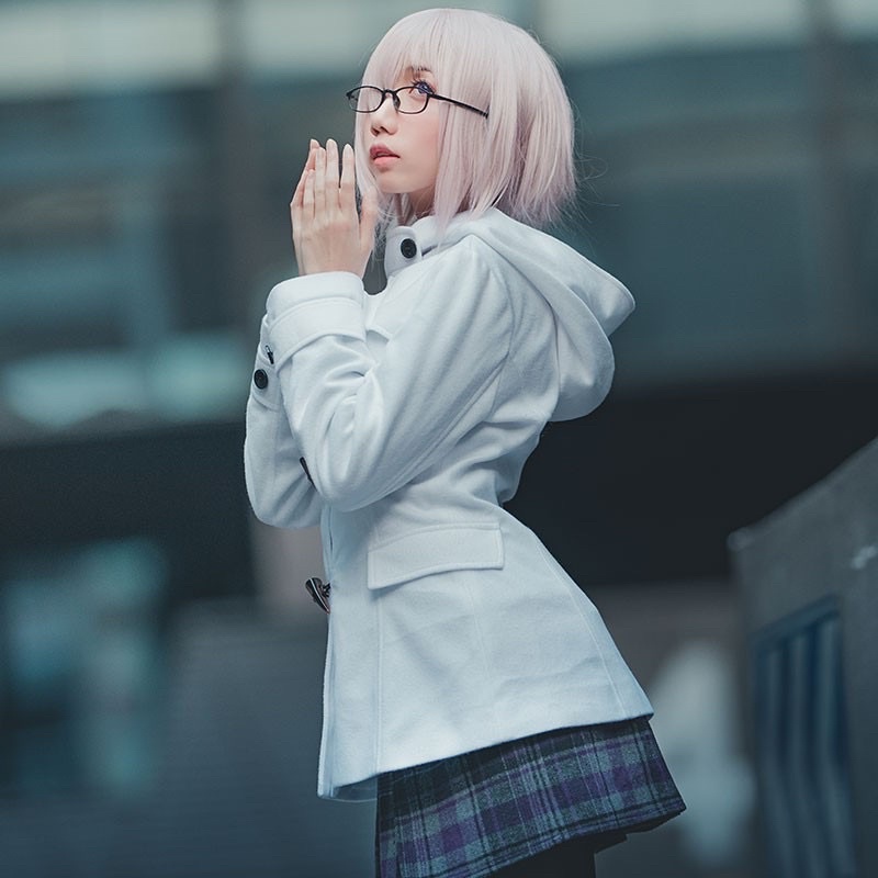 FGO Fate瑪修 學妹 羅森聯動Cosplay  冬裝