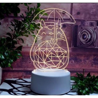 《寓の小舖》 3D LED 龍貓 小夜燈 娃娃機 Creative 3D Visualization Lamp