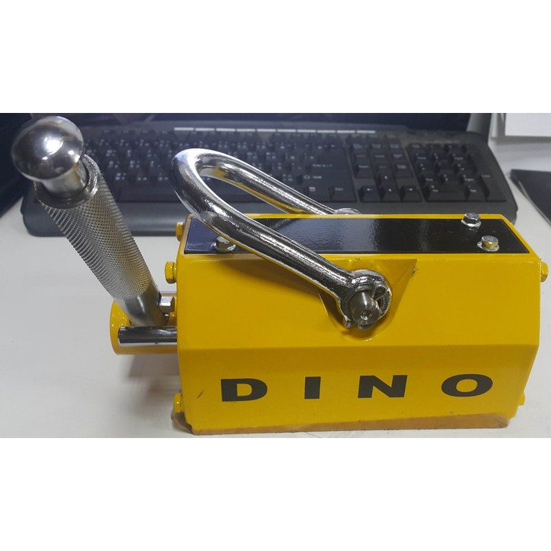磁性吸盤 DINO 開關式永久吊重磁盤 開關式強力吸盤 開關式永磁吊盤 開關式吊重磁盤安全 荷重:300公斤