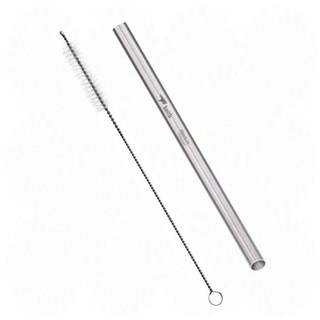【Keith純鈦】Ti3702輕量環保斜口珍珠吸管12mm(附清潔刷) 鈦吸管《屋外生活》