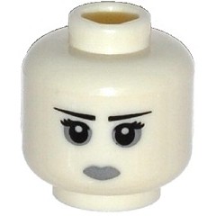 【樂高大補帖】LEGO 樂高 白色 幽靈女孩臉【6079728/18192/3626cpb1176/71007】