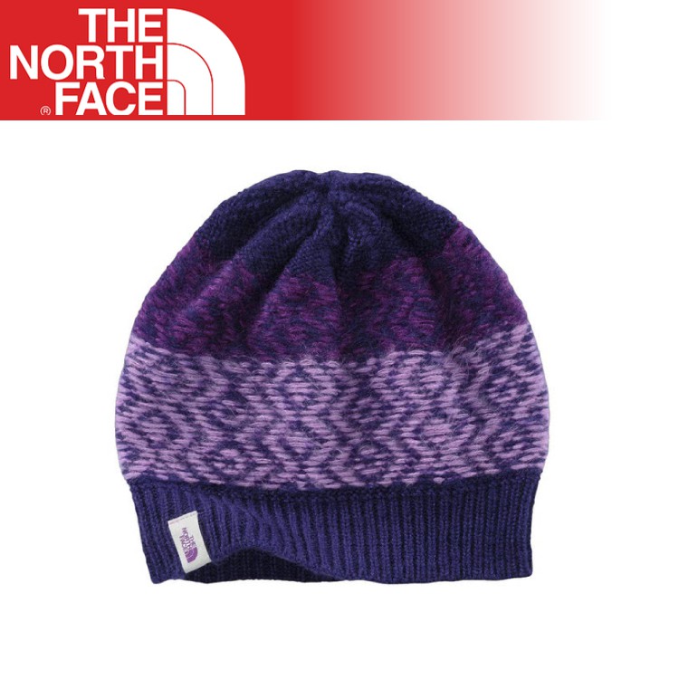 【The North Face 編織保暖帽《石榴紫/嫵媚紫》】CLM8/毛帽/戶外/休閒/賞雪/悠遊山水