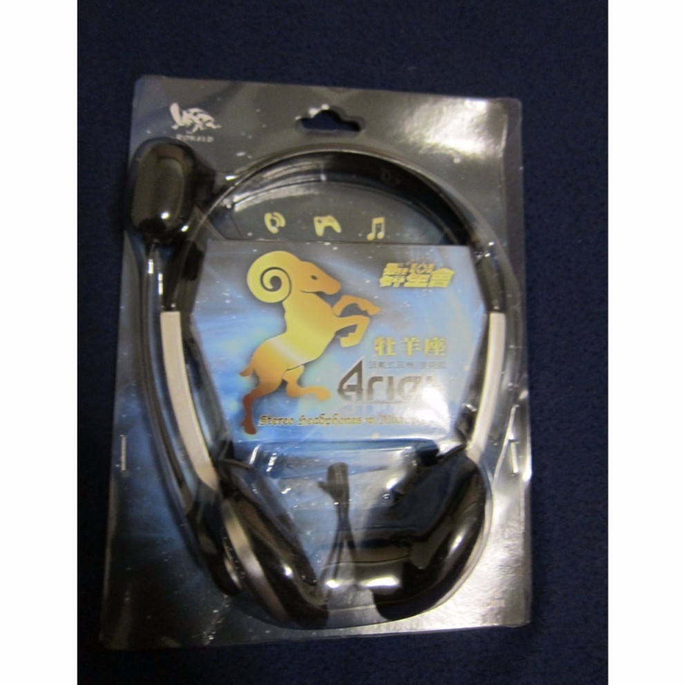 頭戴式耳機麥克風 acer光學滑鼠 贈acer滑鼠墊x1