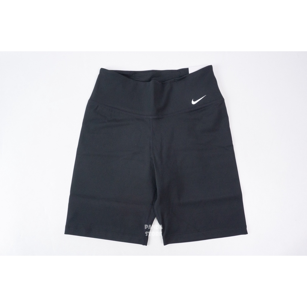 胖達）NIKE ONE 中腰 運動 健身 短褲 緊身褲 束褲 排汗 聚酯纖維 DD0244-010 黑 女