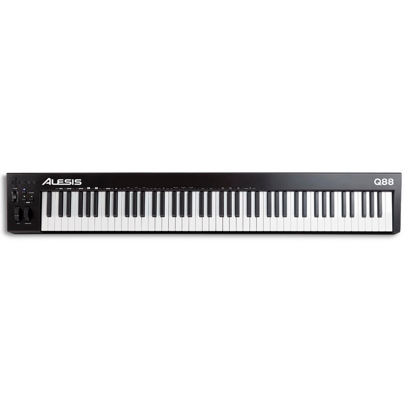 【帝米數位音樂】ALESIS Q88 MKII 主控鍵盤，全尺寸半配重的 88 鍵創作鍵盤，Q88mk2