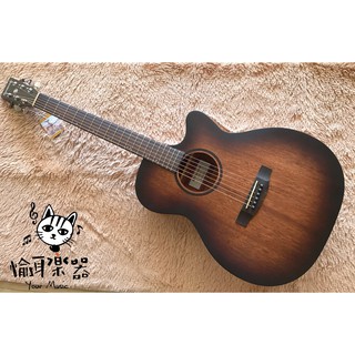 ♪ Your Music 愉耳樂器♪ NeoWood SOM-2C 40吋 全桃花芯木 單板 木吉他 贈原廠琴袋