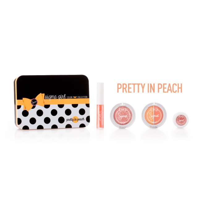 ☆現貨☆ 彩妝5件組禮盒Sigma Girl Color Pop  Pretty in Peach