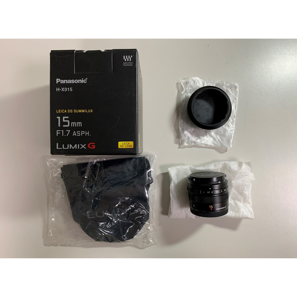 panasonic 15mm f1.7 黑色 二手水貨 過保