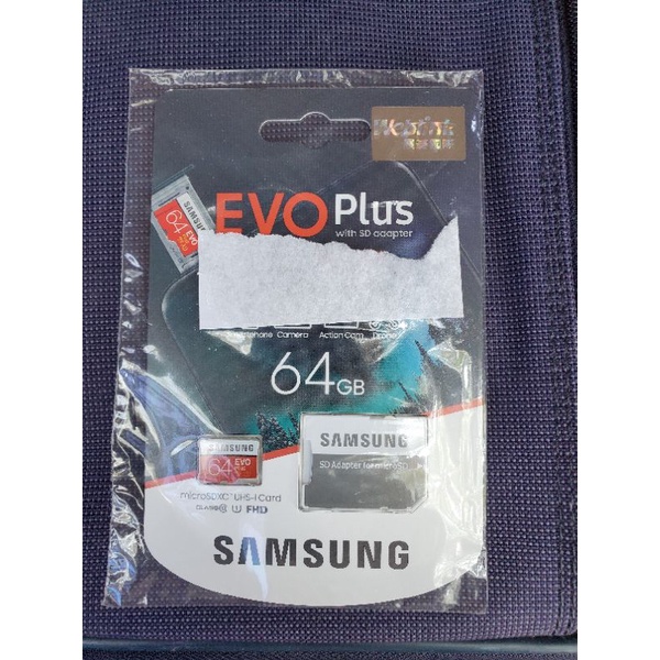 原廠公司貨 SAMSUNG microSDXC 64G EVO PLUS U1 記憶卡