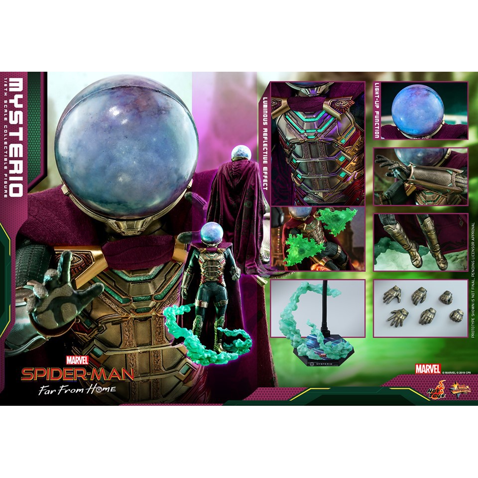 全新野獸國hot Toys Mms556 蜘蛛人離家日 神秘法師神秘客mysterio 昆汀貝克 蝦皮購物