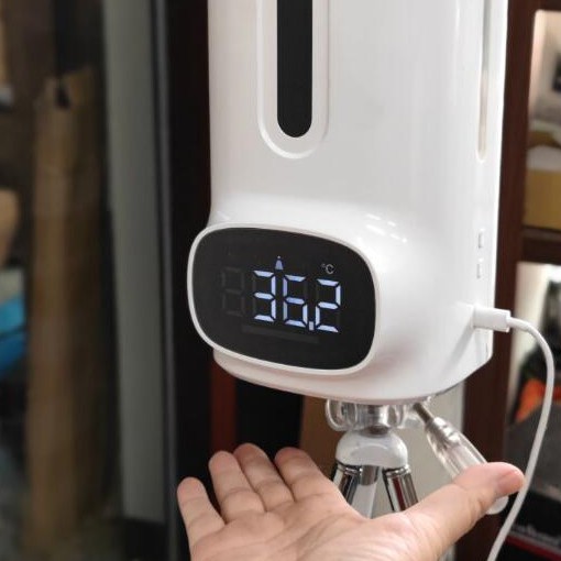 新款 K9Pro plus測溫儀皂液器自動感應測溫免洗消毒一體機