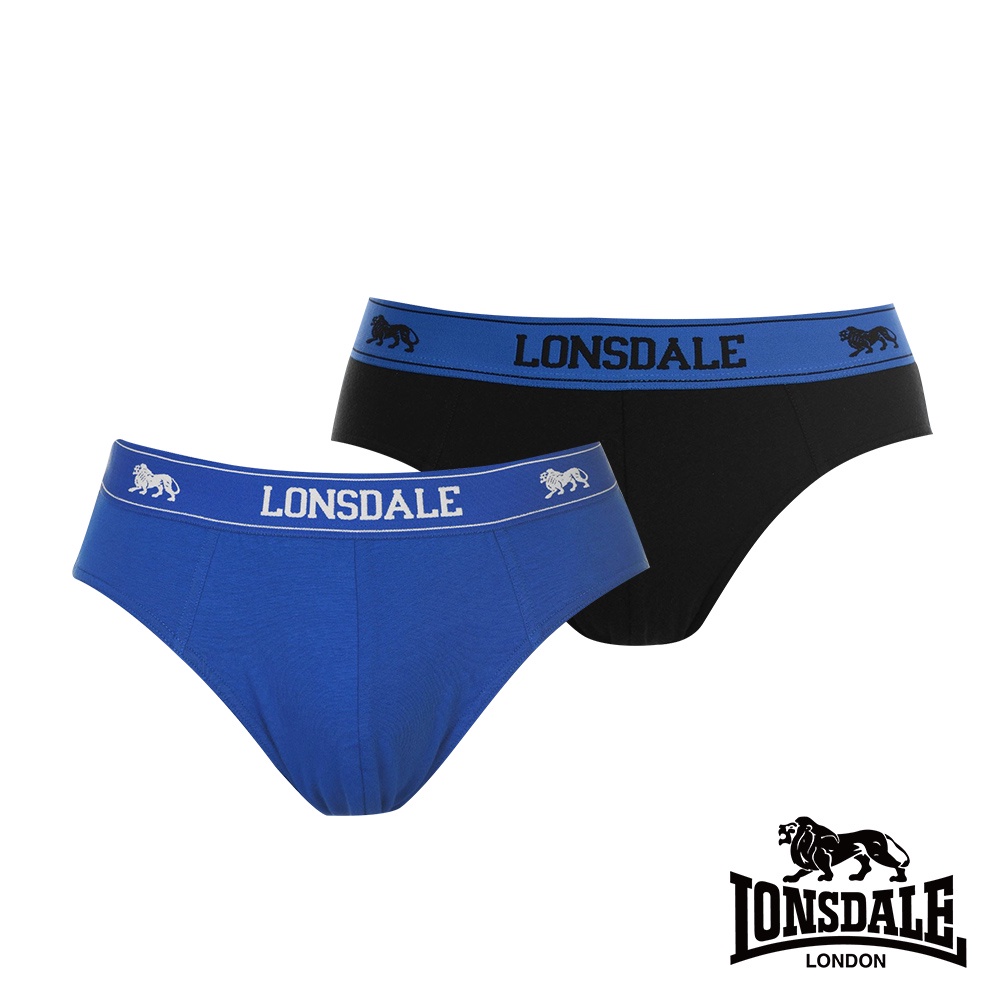 【LONSDALE 英國小獅】英式型男 低腰三角內褲 / 三角褲 (2入組) LT421069