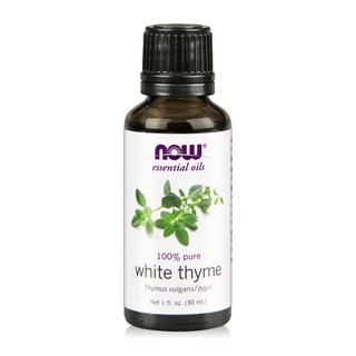 【NOW】White Thyme Oil沉香醇百里香純精油(30 ml) Now foods/榮獲美國總統獎/美國原裝