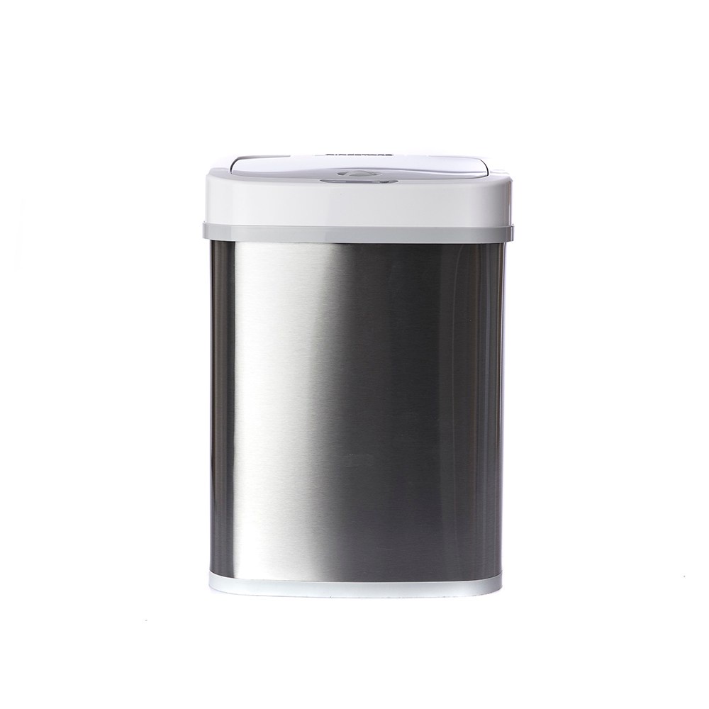美國NINESTARS 感應式垃圾桶12公升-不銹鋼 DZT-12-5 銀白