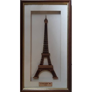 英國 木製精雕建築物(37 cm*20 cm) /LA TOUR EIFFEL / PARIS【may’s yard】