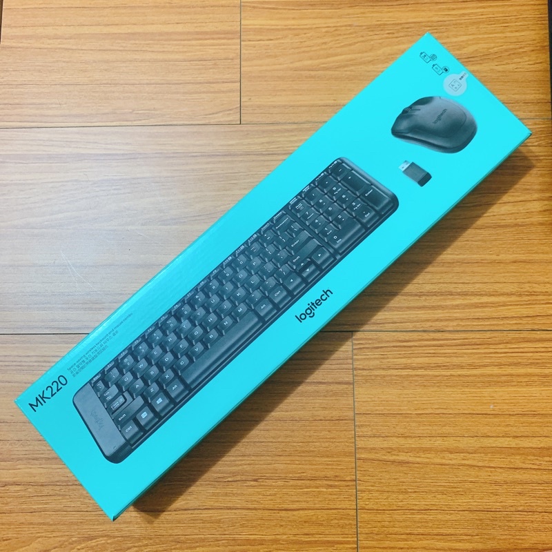 羅技 MK220 無線滑鼠鍵盤組(全新）