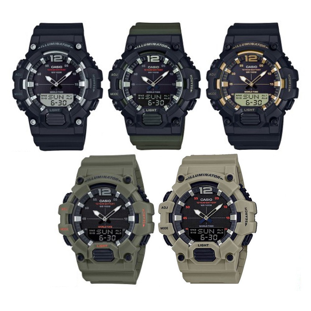 【CASIO】卡西歐 雙顯錶 HDC-700 系列 共5款 原廠公司貨【關注折扣】