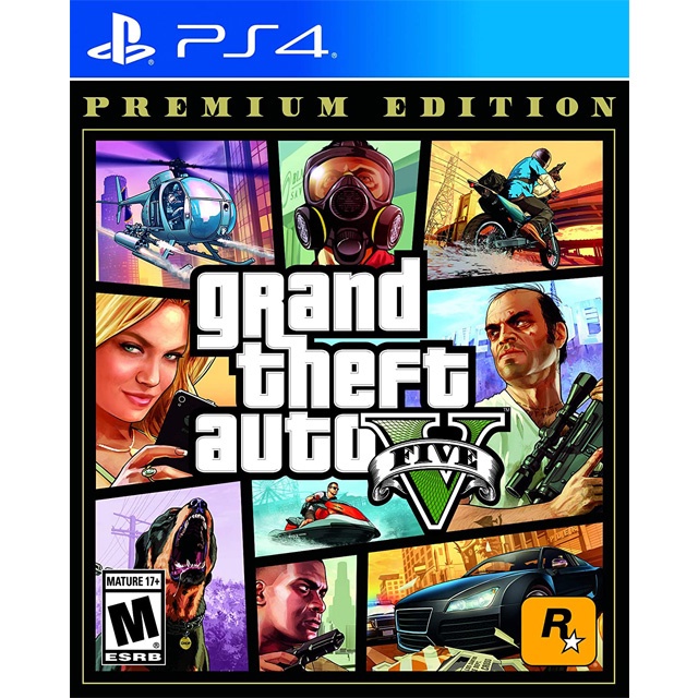 【現貨】PS4  俠盜獵車手 5 豪華版 GTA 5 Premium Edition