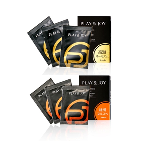 PLAY&amp;JOY瑪卡熱感/絲滑潤滑液隨身盒3g( 3包裝 ）台灣製 輕巧好攜帶 成人 情趣 肛交