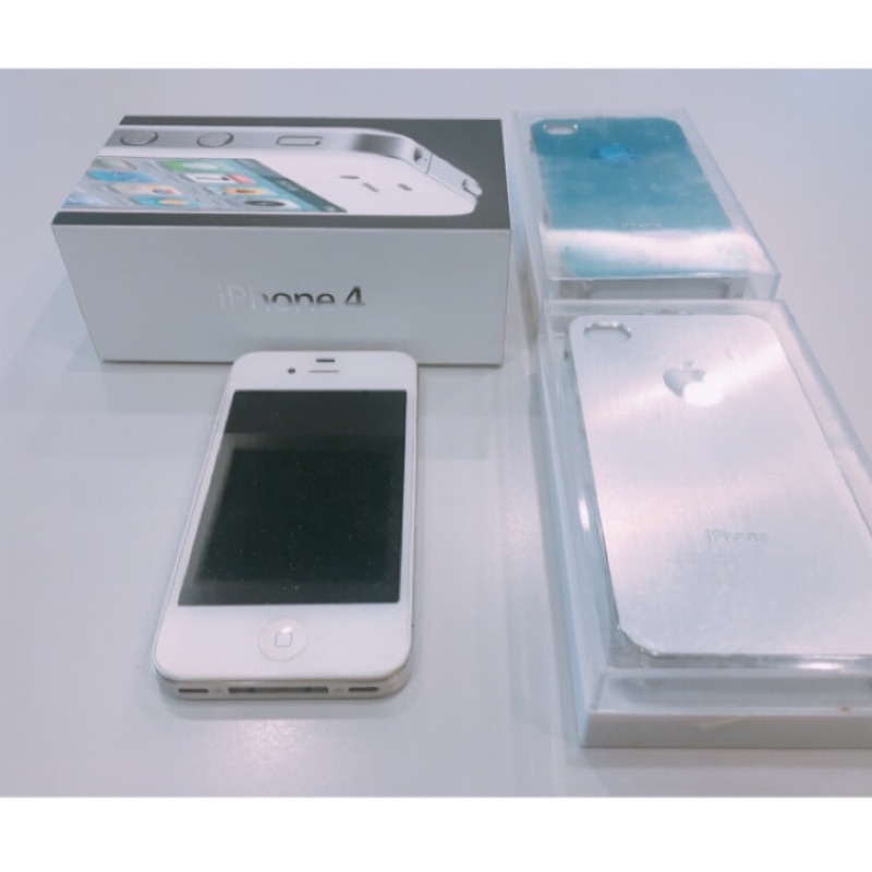Apple iPhone 4 白 16G 蘋果手機 狀況優8成全新 原廠公司貨 附盒裝 附充電器 送全新保護套 可面交