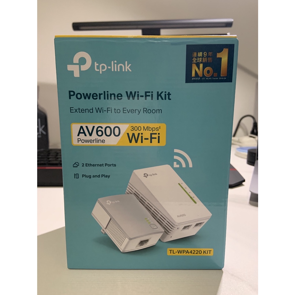 【TP-Link】TL-WPA4220 300Mbps AV600 Wi-Fi電力線網路橋接器(雙包組) 用過一次
