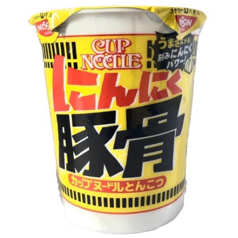 日本 NISSIN 日清 蒜香豚骨拉麵 蒜香 豚骨拉麵 杯麵 泡麵 效期2022.8.8