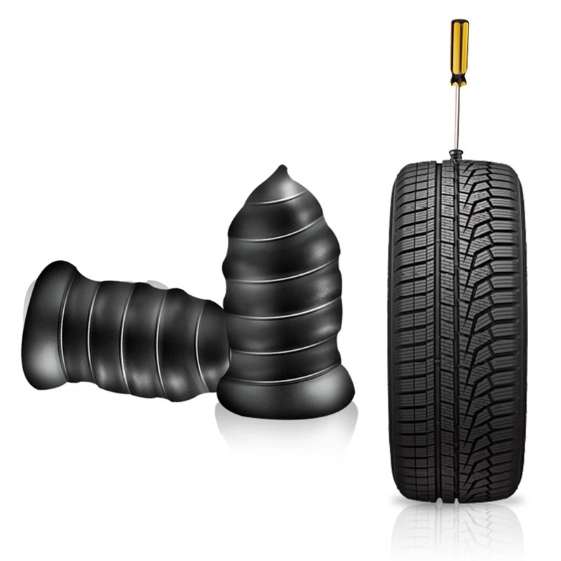 [滿259免運] 輪胎修理橡膠釘 5pcs / 汽車真空輪胎修理橡膠釘 / 摩托車和自行車輪胎維修工具腳踏車