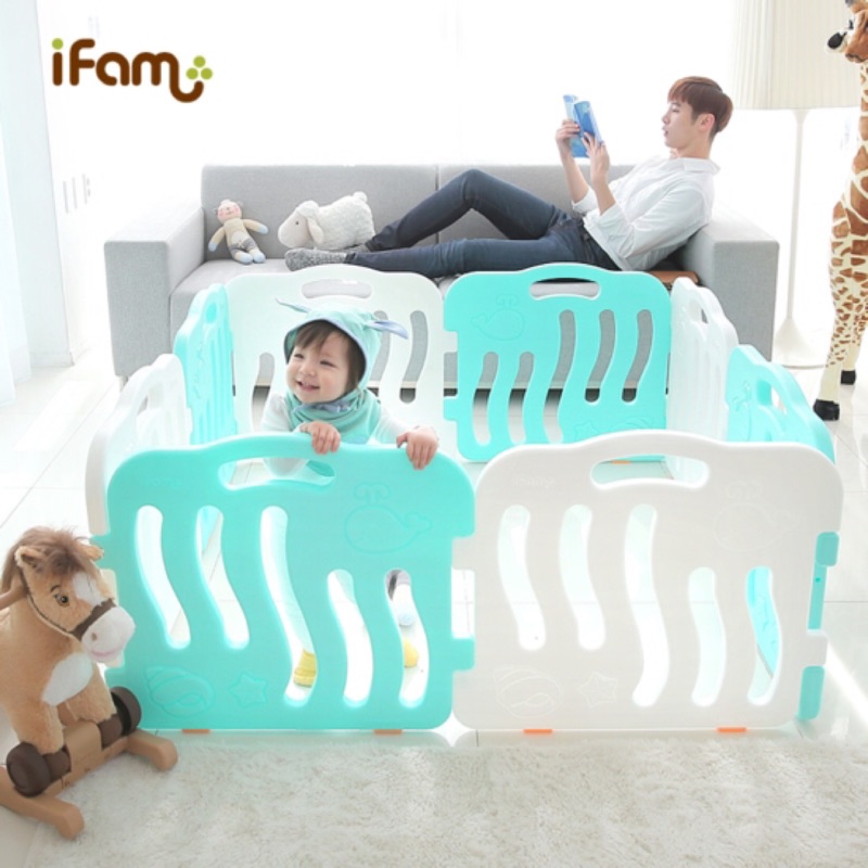 《降價》🚼韓國IFAM 嬰兒兒童遊戲安全圍欄🚼可加購開門片