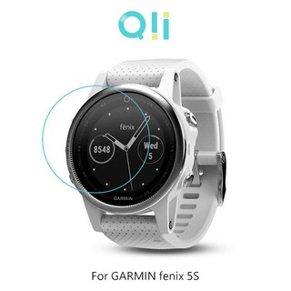 GARMIN 玻璃貼 手錶玻璃貼 Qii GARMIN fenix 5S 玻璃貼 兩片裝 手錶保護貼