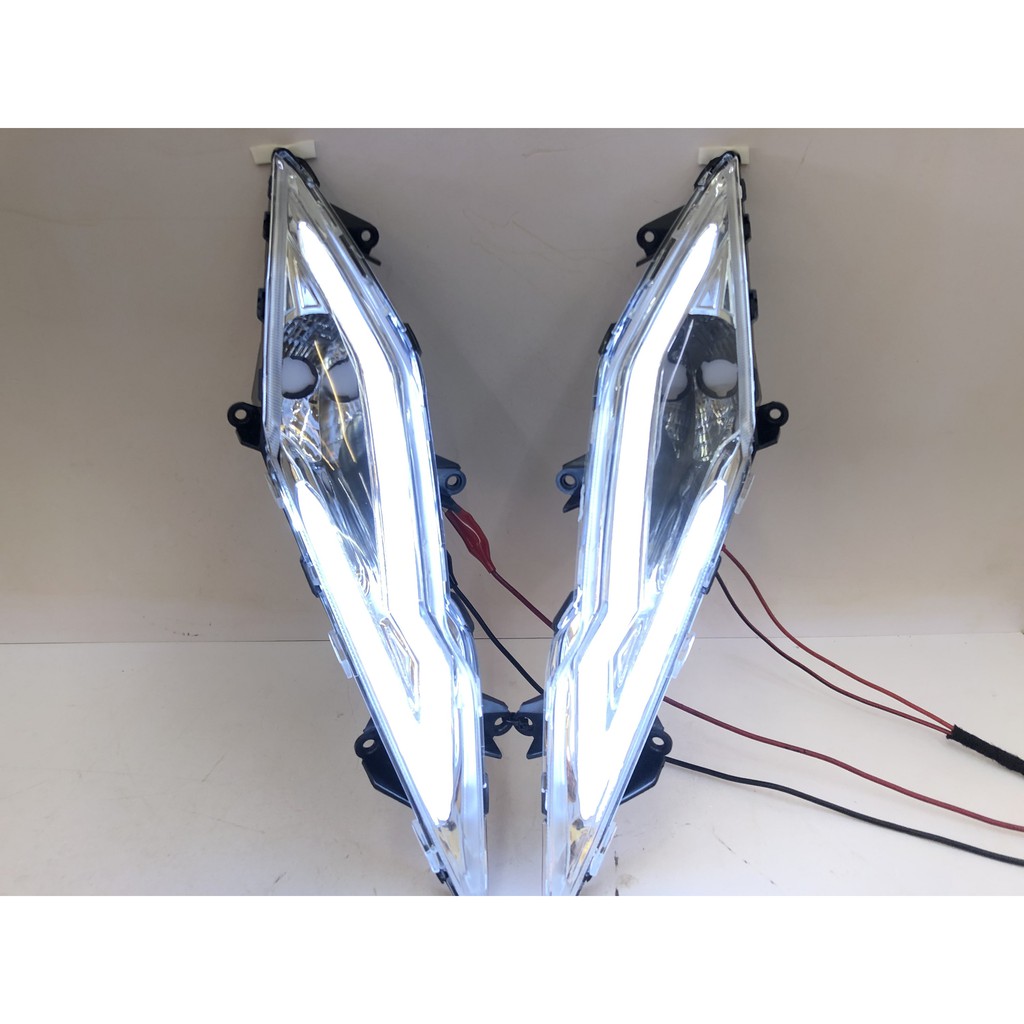 炬霸科技 光陽 G6 125 150 LED 水晶 導光 條 方向燈 總成 燈眉 眉燈 光條 光柱【白光】