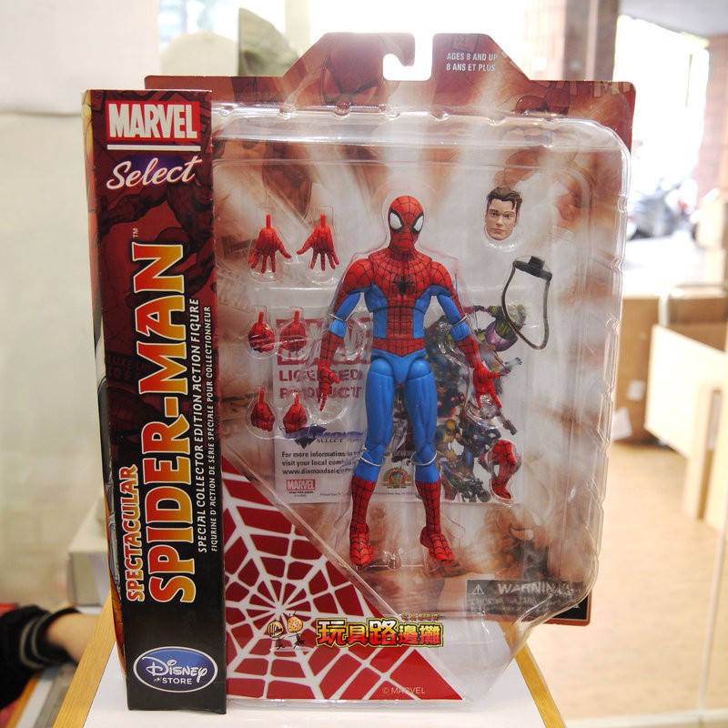 {玩具路邊攤} Marvel select 限定 蜘蛛人 Spectacular Spiderman 可動