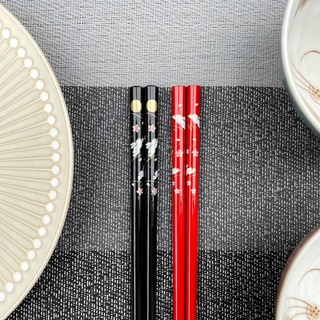 現貨🌸日本製》月兔天然木筷 田中箸店 若狹彩繪 日式木筷 筷子 月兔筷 22.5cm 日式餐具 奈島選物