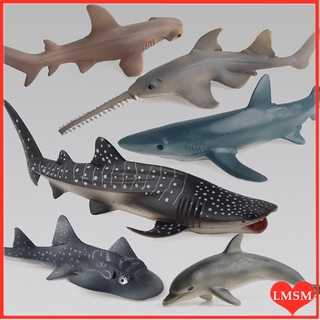 模擬動物野生海洋模型小丑魚龜鯊魚模型玩具多莉