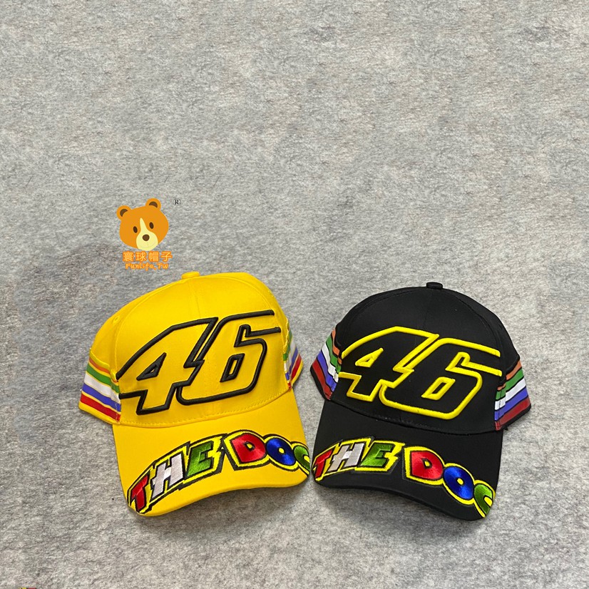 春夏新款46號yamaha雅馬哈刺繡字母機車帽賽車帽車隊帽f1賽車帽可调式棒球帽 蝦皮購物