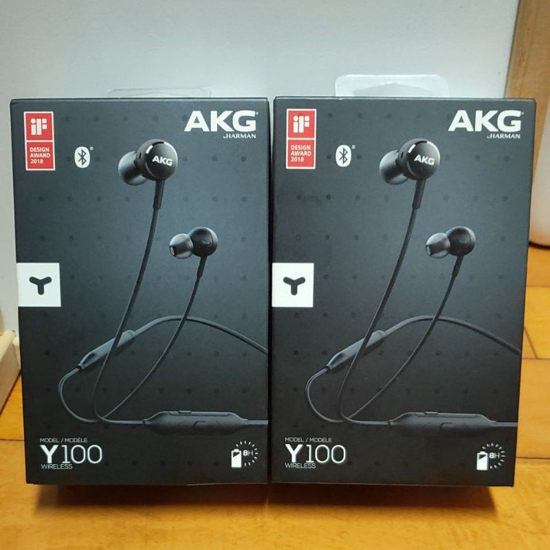 新年促銷優惠價 台灣公司貨 AKG  Y100 WIRELESS 無線藍牙耳機 8Hr續航力 磁吸設計