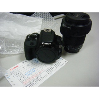 可分24期零利率公司貨 最小單眼相機出售canon 100D + 旅遊鏡18-135mm 可換鏡頭 豪華大全配99新