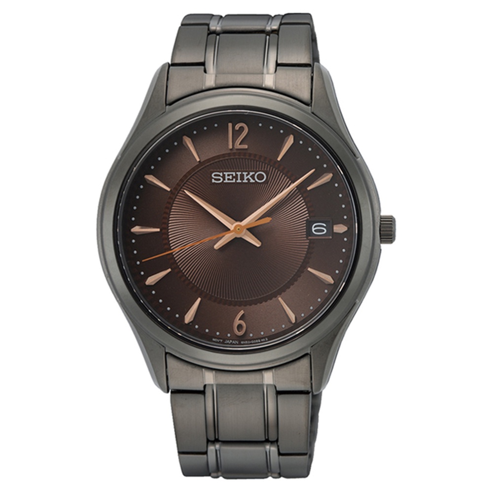 SEIKO CS 精緻簡約男錶39.5mm(SUR519P1/6N52-00D0)對錶 男錶 情侶錶 SK014