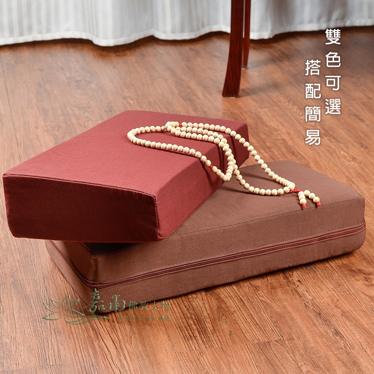 【嘉南佛教文物】椰絲斜型小枕