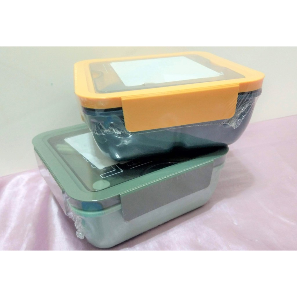 2021 CNY系列 星巴克星生活組 同款設計 餐盒 飯盒 便當盒  (非星巴克商品，無星巴克logo)含餐具 可微波