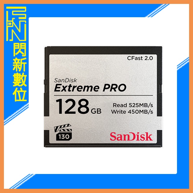 ☆閃新☆SanDisk Extreme PRO CF 128GB/128G 525MB/s 記憶卡